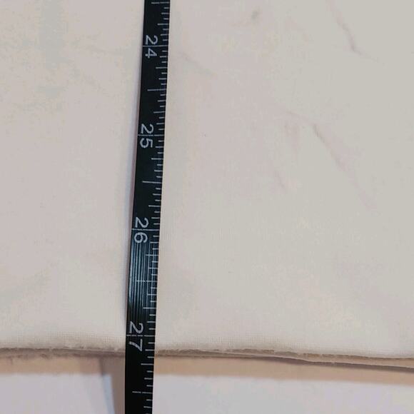 J. Mclaughlin Dress Pants Womens Size 6 High Rise Flat Front Wide Leg Ivory FLAW - Picture 10 of 15